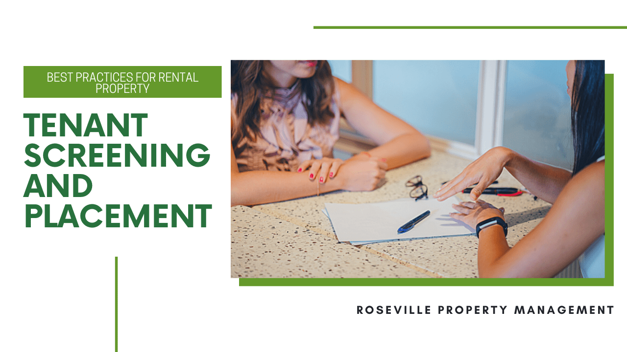 Tenant Screening and Placement: Best Practices for Rental Property in Roseville, CA - Article Banner