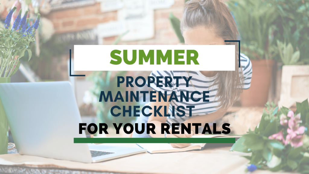 Summer Property Maintenance Checklist for Your Rentals - Article Banner